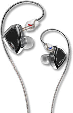 MS2 PRO in-Ear Monitor, 10.2mm Dual-Magnetic Drivers 1DD+1BA Hybird IEMs Wired Earbuds, Zinc Alloy Integrated Molding, Pneumatic Filters for Audiophile Musicians, Detachable 3.5mm OFC Cable
