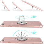 Bonoma Phone Ring Grip, 3 Pack Geometric Marble 360 Degree Rotation 180 Degree Flip Finger Ring Stand Holder Compatible with Smartphones and Tablets