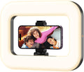 Rechargeable Ring Light Without Stand, Cordless Square Ring Light for 360 Photo Booth Accessories, Phone Video Stabilizer for iPhone with 4000mAh Built-in Battery for Video Recording Streaming