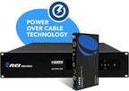 OREI 8X8 4K HDMI Matrix Switcher Extender - HDBaseT UltraHD 4K @ 60Hz 4:4:4 Over Single CAT5e/6/7 Cable with HDR, CEC & IR Control, RS-232 - Up to 400 Ft - Additional 8 Loop Out - 8 Receivers