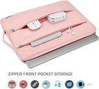Voova Laptop Sleeve Carrying Case 14 15 Inch Compatible with MacBook Air 15 M2/M3/M4 2022-2025, MacBook Pro 15, Hp Chromebook 14, Waterproof Slim Computer Cover Bag,Sakura Pink