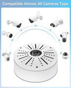 WEILAILIFE 【Compatible Almost All Cameras Type】 Universial Camera Junction Box Metal Universal Bullet Security Camera Junction Box Mount Bracket, Metal Indoor/Outdoor Camera Junction Box