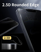 NIMASO for iPhone 16e/13 Pro/13/14 Screen Protector, 2 Pack Privacy Tempered Glass Screen Protector for iPhone 16e, 28°Anti-Spy, Automatic Dust Removal, Instant Installation (6.1 inches)