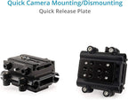 Camera Shoulder Support Rig Kit with Cage & Matte Box for DSLRs Video Camcorder. Adjustable Brackets & Handles. Fits Multiple Lenes Diameter up to 95m. 4x4 Filter Holders. (FC-02)