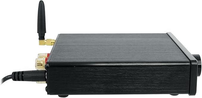 Rockville BLUDAC2B 75W x 2 Hi-Res 192K DAC Amplifier Home Bluetooth Receiver, Optical/Sub Out, USB-C, Class-D for Home Audio