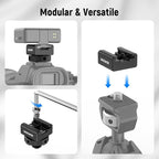 NEEWER Cold Shoe Mount Adapter Compatible with DJI Mic 2 Rode Wireless GO II Hollyland Saramonic NEEWER Wireless Mini Microphone, Anti Interference Offset Contact Design for Speedlite Flash, UA079
