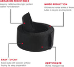 Heat Shrink Wire Loom 2:1 Shrinkable Braided Cable Sleeve 1/4 Inch ID-46ft Abrasion Protection Flexibility Fabric Wiring Harness Cover Sheath