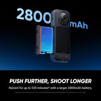 Insta360 X5 BMW Motorrad Edition - Waterproof 8K 360 Action Camera, Leading Low Light, Invisible Selfie Stick Effect, Rugged and Replaceable Lens, 3-Hour Battery, Built-in Wind Guard, Stabilization