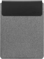 Lenovo Slim Laptop Sleeve 16 Inch Notebook/Tablet - Compatible with MacBook Air/Pro - Eco-Friendly Lightweight Case with Accessory Pocket & Magnetic Closure - Grey
