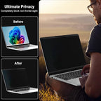 Magnetic Privacy Screen for 15 Inch Microsoft Surface Laptop 7, Removable Anti Glare Screen Protector, Blue Light Computer Filter, Anti Spy Easy Install