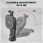 ULANZI Magnetic iPhone Tripod Mount MA23, Magnet Phone Holder Adapter Tripod Attachment Compatible with MagSafe Only for iPhone 12 13 14 15 16 Plus Pro Max All Series