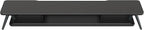 Fenge Dual Monitor Stand, Monitor Stands Riser for 2 monitors, 42.5 Inch Wood Desk Shelf with Storage Organizer and Cable Management for Office Desk Accessories