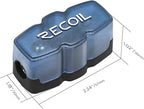 Recoil SFH11-5 5pcs Super Compact Mini-ANL Inline Fuse-holder 4/8 Gauge In & Out