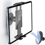 OHLPRO Tablet Wall Mount Holder for iPad, 360° Adjustable Swivel No-Drill 3M Adhesive Stand for Kitchen Compatible with 5-13 Inch Smartphones iPads Samsung Tab Fire HD Kindle & More Devices