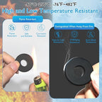 15 Pcs 5/8" Drill Hole, 1/4" ID Silicone Rubber Grommets for Wiring, Automotive Firewall Hole Plug, Small Top Hat Metal Wall Drywall Grommets for Vinyl Tubing in Hydroponic Irrigation System