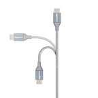 Amazon Basics USB-C to USB-A 2.0 Fast Charger Cable, Nylon Braided Cord, 480Mbps Speed, USB-IF Certified, for Apple iPhone 16/15, iPad, Samsung Galaxy, Tablets, Laptops, 10 foot, Dark Grey