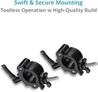 PROAIM Truss/Scaffold Connection Plates – Mitchell Mount. Rigging Adapters for Overhead Shots. for Wall Spreader Rod/Poles/Grids. 360° Swivel Clamps, Robust & Secure - 50kg Payload