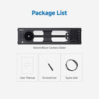 Accsoon Toprig 16inch/40cm Camera Slider Motorized, Button&APP Control, Video Mode/Time-Lapse/Loop Mode/120° Panoramic for Video Shooting Photography Video Slider, Compatible with Gopro DSLR Camera