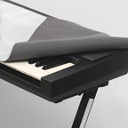 Piano Keyboard Cover 88 Keys,Piano Keyboard Dust Cover,Premium Protection for Electronic Keyboards ,Dirt-Proof, Light Luxury Design-white