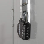 Amazon Basics 4-Digit Combination Lock for Gym and Sports, 2-Pack, Black