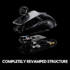 Pulsar Gaming Gears X2H v3 Wireless Gaming Mouse, Ultra Lightweight 1.87 oz (53g), Symmetrical, Optical Switch, 32000 DPI, 750 IPS, XS-1 Sensor, 8k Compatible (Mini, Black)