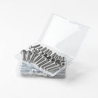 3/16-24 x 3/8" (50 Pack) Flat Head Hex Socket Cap Screws Bolts, 304 Stainless Steel 18-8, Hex Drive, Bright Finish, Fully Machine Thread