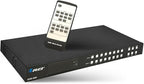 OREI 8x8 HDMI 4K Matrix Switch/Splitter, (8-Input, 8-Output) with Remote Control Supports UltraHD 4K@60Hz 4:4:4, HDR, YUV, HDMI 2.0, HDCP 2.2, 3D, 1080p, 18 GBPS - ARC, EDID (4K & 1080p Together)