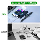 Upgraded 3 in 2 USB C Cable for Apple Watch Charger (4FT/1.2M) Travel USBC Multi Fast Charging Cord Compatible with iWatch Ultra 2/SE 2/10/9/8/7-1, iPhone 16 Pro Max Plus/15/14/13/12/11, iPad, AirPods