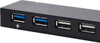 Amazon Basics USB 3.0, 10 Port HUB With AC Adapter, Black