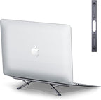 Laptop Risers for Desk, 4 Adjustable Heights Laptop Stand, Keyboard Riser, Ergonomic Laptops Feet for Desk, Compatible with MacBook Air Pro, with Dell, with HP, More 10-15.6” Laptops