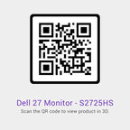 Dell S2725HS 27 Inch Monitor, FHD (1920x1080) Display, 100Hz Refresh Rate, 1500:1 Contrast Ratio, TÜV Rheinland Eye Comfort 4 Star, Integrated 2x5W Speaker, Height/Tilt/Swivel/Pivot- Ash White Color