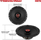 CERWIN-VEGA! HED 2025 Edition -6.75" Coaxial Speaker-H672