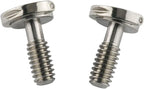 E-outstanding D Ring Hinged Screw 2PCS 1/4-20 Thread D-Ring Stainless Steel Camera Fixing Screws for Camera Tripod Monopod QR Plate 17mm Length