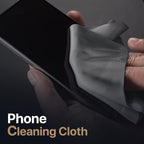 Kuzy Premium Microfiber MacBook Screen Cleaner and Keyboard Protector - Anti-Imprint Laptop Cleaning Cloth for MacBook Pro 16" and MacBook Air 15", Scratch-Free, 13 x 8.5 inches, 1 Pack - Gray