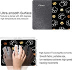 Hokafenle Mouse Pad, Cute Dog Paw Mouse Pad Design, Mouse Mat Square Waterproof Mousepad Non-Slip Rubber Base Computer Mouse Pads for Office Home Laptop