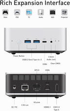 MINISFORUM AI Mini PC Barebone M1 Pro-125H with Intel Core Ultra 5 Processor 125H(14C/18T,up to 4.5Ghz), Mini Computer PCIe4.0 SSD,Triple Display with HDMI 2.1/USB4/DP,5X USB Ports, WiFi 7, BT5.4