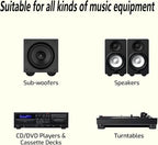 Preffair Audiophile Speaker Isolation Spikes Aluminum Record Player Shock Absorber Speaker Floor Protector Mat Adjustable Subwoofer Anti Vibration Pads Non-Slip LP Vinyl Record Player Base
