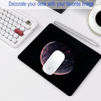 Sci-fi Galaxy Planet Mouse Pad Personalized Design Laptop Computer Non-Slip Rubber Mousepad 9.5x7.9 Inch