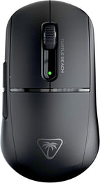 Turtle Beach Burst II Air – 2.4GHz Wireless Gaming Mouse: 47g Ultra Lightweight, Optical Switches, Symmetrical, 26K DPI Optical Sensor, Bluetooth, 120-hour Battery, USB-C Cable – Black