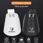 Gaming Mouse Bungee, Mouse Cord Holder and Cable Management Device (Primium Version 360g, Black)