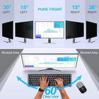[3-Pack 24 Inch Privacy Screen for Monitor Computer Screen Privacy Filter for 16:9 Widescreen Monitor Desktop PC Anti-Glare Protector and Blue Light UV-Blocking