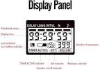PHOTOOLEX Intervalometer Digital Camera Remote Shutter Release Controller LCD Timer Control with Cord for Canon EOS Rebel T6 T7 80D 70D 60D 60Da 77D T7i T6i T6s SL2 SL1 T5 T3 T5i T4i T3i T2i EOS