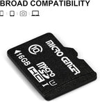 Micro Center 16GB Class 10 Micro SDHC Flash Memory Card 20 Pack with Adapter for Mobile Device Storage Phone, Tablet, Drone & Full HD Video Recording - 80MB/s UHS-I, C10, U1 (20 Pack)
