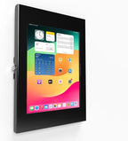 TABcare Locking Anti-Theft Metal Case for iPad Pro 13" for Kiosk, POS, Store, Show Display, Time Clock (Black, iPad Pro 13)