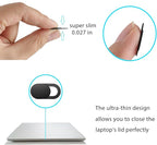 Laptop Camera Cover Slide, Camera Cover Slide, 8 Pack Ultra Thin Webcam Cover Slide for Laptop, Tablet, Desktop, PC, Smartphone, Protect Your Privacy and Security(Black)