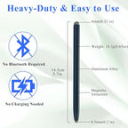 2-in-1 Stylus Pen for Touchscreen with Magnetic, Kenkor 2PCS Tablet Pencil for Apple iPad/Air/Mini/Pro/iPhone/Android/Huawei/Cellphone/Samsung/Galaxy All Universal Touch Screen Devices (Black/Gold)