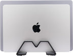 Adjustable Dual Vertical Laptop Stand - Supports 2 Devices Holder, Fit for All Laptops(10-30mm Thickness) - Fashion Design, Adjustable Width, Anti-Slip & Scratch-Resistant, Patented Design