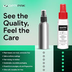 Sparkle Anti-Reflective Lens Cleaner Spray kit | (2) 2oz Glasses Cleaner Spray + (2) Microfiber Cloth for Eyeglasses, Sunglasses, Lenses, Screens and Camera Cleaning Kit (4 Piece Set)