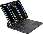 Belkin Pro Keyboard Case w/Magnetic Stand, Backlit Bluetooth Keyboard, Multi-Gesture Controls, Magnetic Apple Pencil Storage Compatibility, & Multimedia Keys for iPad Pro 13" (M4) - Black
