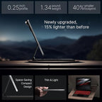 typecase Edge Keyboard Case for iPad Pro 11-inch(M4)2024,Magic Keyboard with 11 Colors Backlight for iPad Pro 11,Keyboard Case with Pencil Holder,Built-in Trackpad,Easy-Set Magnetic Stand,Carbon Fiber